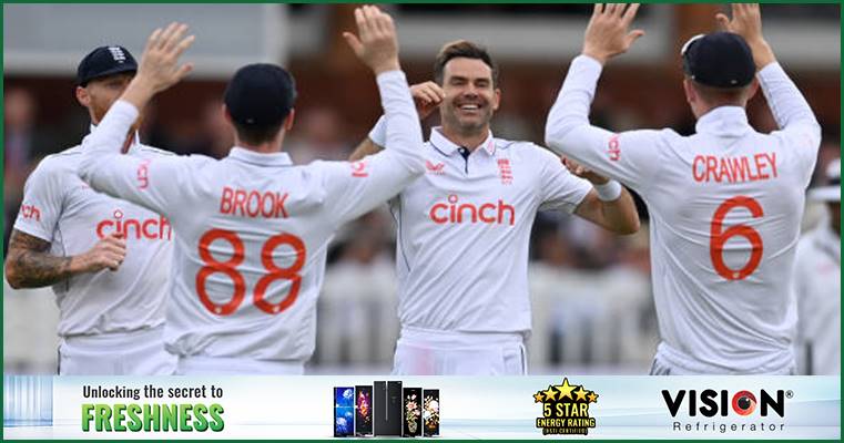 শেষ বিকেলে জিমি ম্যাজিক, লর্ডসে জয়ের সুবাস পাচ্ছে ইংল্যান্ড
